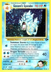 Giovanni's Gyarados - 5/132 - Holo Rare - Unlimited Edition